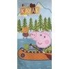 Brandmac Peppa Pig Kayak vonios rankšluostis, paplūdimio rankšluostis 70x140cm