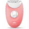 BRAUN Silk-épil 3 SES 3-176 Epilator, Baltas and Rožinė