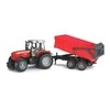 Bruder - Massey Ferguson 7480 su apverčiama priekaba (02045)