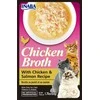 Kačių skanėstai - INABA Ciao Broth Vištiena ir Lašiša 12x40g