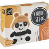 Craft ID - nėrimo rinkinys panda, 9x8x13cm - (K-CR1703/GE)