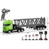 Crazon - Truck R/C w. kabykla ir ženklai 1:16 2,4 GHz, žalia (534662)