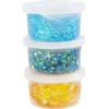 Creativ Company - Blizgučių molis, mėlynos/žalios spalvos harmonija, 3 x 60 g / 1 pakuotė (787481)