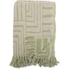 Usorteret Creative Collection - Velva Throw - Žalias - Recycled Cotton