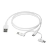 dbramante1928 – Įkrovimo laidas – 3in1 – USB A į USB-A, C ir Lightning-W