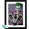 Plakatas DC COMICS – įrėmintas spaudinys „The Joker Haha Cards“ (30x40) x2