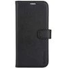 Dėklas RadiCover – Apsauga nuo radiacijos piniginė Veganiška odinė iPhone 15 PLUS Flipcover juoda PU
