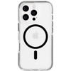 „Tech21 Evo Crystal“ dėklas iPhone 16 Pro telefonui „Crystal MagSafe“ – juodas