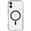 Dėklas Tech21 – Evo Crystal – Dangtis – iPhone 16 Plus – MagSafe – juodas