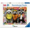 Dėlionė Ravensburger - Gyvūnų grafiti 500p (12001705)