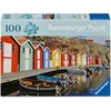 Dėlionė Ravensburger - Spalvingi namai Švedijoje 100p reklama (12001730)
