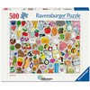 Dėlionė Ravensburger - Mielas Kawaii Chaosas 500p (12001796)