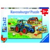 Ravensburger Dėlionė 2x12 vnt. - Sunkus darbas