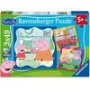 Ravensburger Dėlionė 3x49 vnt. - Peppa Pig su šeima