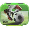 Dino World - Action World pietų dėžutė futbolui - ryškiai žalia