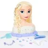 justplay Lėlė Didelė Plaukų Šukavimo Ir Formavimo Galva Prabangi Princesė Disney Elsa Frozen +priedai