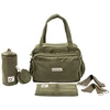 Doomoo - Diaper Bag with 8 Accessories - Khaki Corduroy