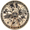 „Dungeons &amp; Dragons“ 24k paauksuotas smeigtuko ženklelis
