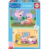 Dėlionė Educa - 2 x 48 vnt., Peppa Pig (80-20327)
