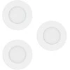 EGLO - 3 vnt. „Fueva-Z“ įleidžiamų šviestuvų rinkinys, baltos spalvos Ø8,5 - TW - „Zigbee“, „Bluetooth“