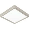 Lubinis šviestuvas EGLO - Fueva-Z lubų šviestuvas šlifuotas plienas 21x21 - TW - Zigbee, Bluetooth