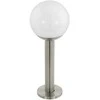 EGLO - Nisia-Z lauko toršeras iš nerūdijančio plieno ir baltas H52.5 - RGB + TW - Zigbee, Bluetooth
