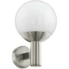 EGLO - Nisia-Z lauko sieninis šviestuvas iš nerūdijančio plieno ir baltas - RGB + TW - Zigbee, Bluetooth