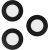 Lubinis šviestuvas „Eglo“ – 3 „Fueva-Z“ įleidžiamų šviestuvų rinkinys Ø8,5 – išmaniosios reguliuojamos baltos spalvos – „Zigbee“ ir „Bluetooth“