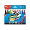 Maped Jumbo spalvų atlenkiami dėžutės žymekliai 12 vnt.