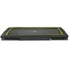 EXIT Silhouette ground sports trampoline 214x305cm - juodas