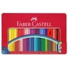 Faber-Castell - Spalvoti pieštukai - Metalinė skarda su priedais - 48 vnt. (112448)