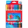 Flomasteriai Faber-Castell, 10 spalvų, dvipusiai, su blizgučiais