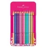 Faber-Castell - Sparkle spalvotas pieštukas, 12 vnt skardinėje dėžutėje (201737)
