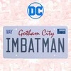Fanatik DC Comics Betmeno numerio lentelės skardos ženklas