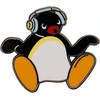 Fanatik Pingu - Limited Edition Headphones Pin Badge