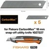 Fiskars CarbonMax Ašmenys universaliam peiliui laužomais ašmenimis 18mm 5 vnt., 1027232