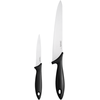 Fiskars 1023783 Messer-Set, 2-teilig, juodas