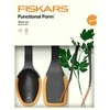 Fiskars Virtuvės reikmenų rinkinys FF, juoda/oranžinė, 3 vnt.