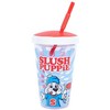 Gertuvė Fizz Creations SLUSH PUPPiE puodelis ir lankstus šiaudelis