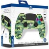 Freaks And Geeks - Wireless Controller for PS4 with 3,5mm jack slot - LED-Žalias Camo