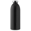 24Bottles 24 buteliai - Clima butelis 0,85 l - akmens apdaila - smokingo juoda (24B452)