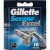 Gillette Sensor Excel Keičiami peiliukai 10ml savaiminio įdegio kremas veidui Vyrams
