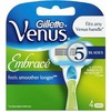 Gillette Venus Embrace ypač švelnūs skustuvo peiliukai, 4 vnt.