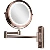 Gillian Jones- Dvipusis sieninis veidrodis w. LED - x1/x10 padidinimas - kobber