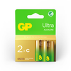GP Battery GP - Ultra Alkaline C baterijos, 14AU/LR14, 1,5 V, 2 vnt. pakuotė