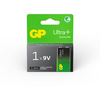 GP Battery GP Baterija GP - „Ultra Plus“ šarminė 9 V baterija, 1604AUP/6LF22 (1 vnt. pakuotė)