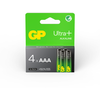 GP Ultra Plus Alkaline Baterija, Size AAA, 24AU/LR03, 1.5V, 4-pack (1999918352)