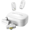 Hollyland LARK A1 Combo Ivory Baltas, with USB-C RX + Lightning RX + Charging Case