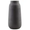 House Doctor - Groove Vase - H35 cm - Juodas