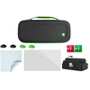 iMP Tech - Protect and Charge Pack with Case, Charge Dock, Tempered Glass Screen Protector and 4 Thumb Grips - Juodas
